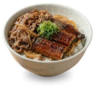 Eel Bowl with Beef (鰻魚牛肉丼)